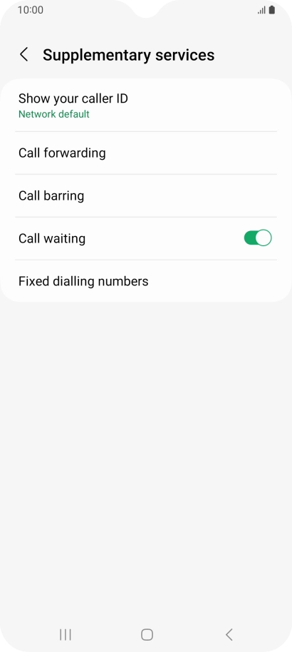 Press Fixed dialling numbers.