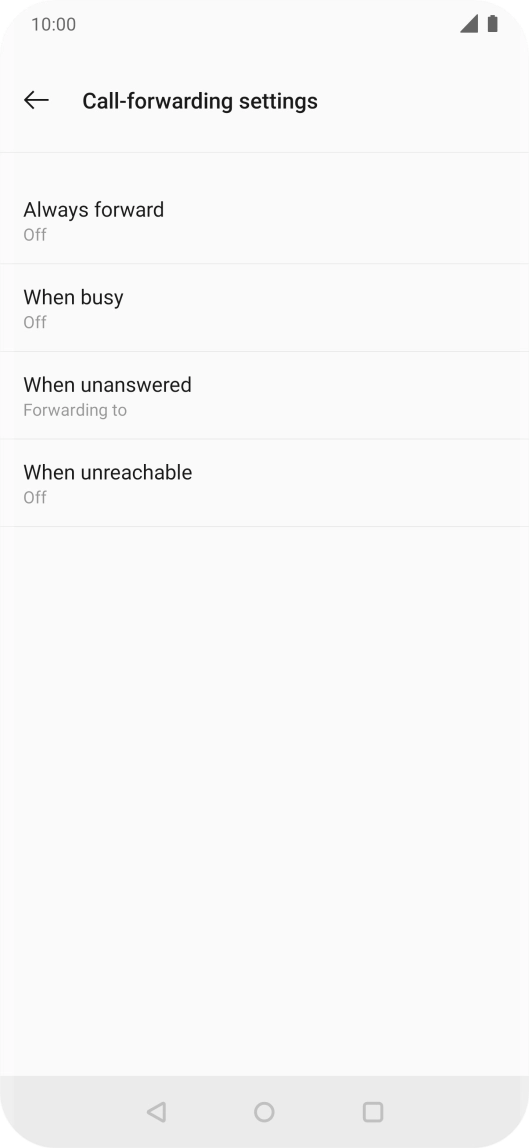 Press the Home key to return to the home screen.
