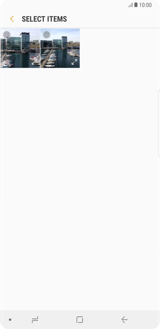 Press the required picture.