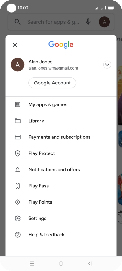 Press My apps & games.