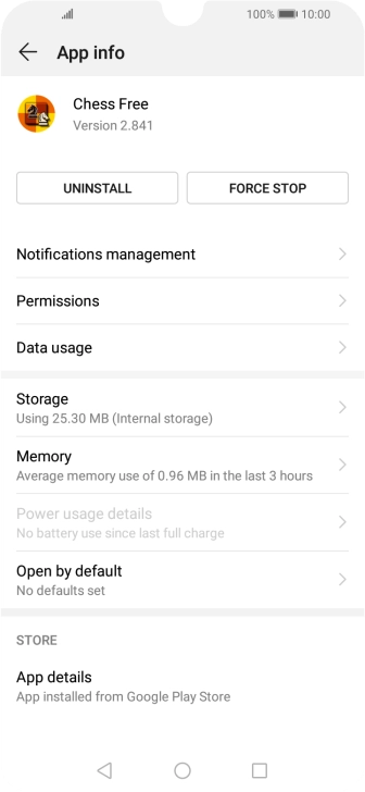 Press Notifications management.