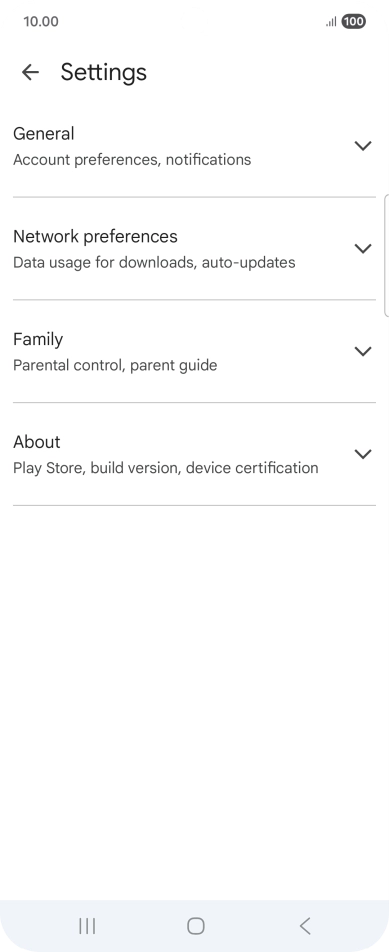 Press Network preferences.
