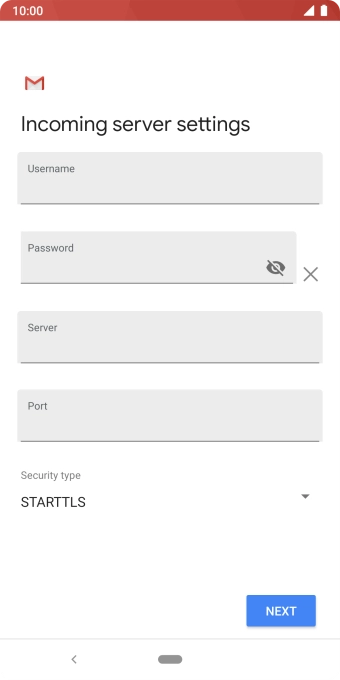 Press the field below 