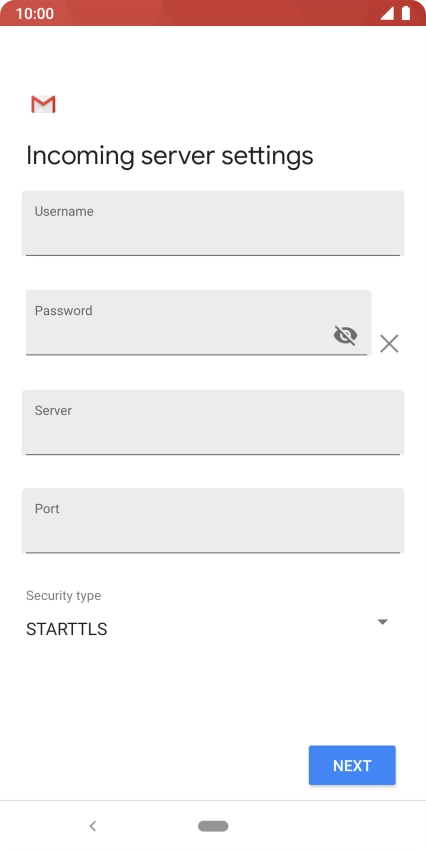 Press the field below 