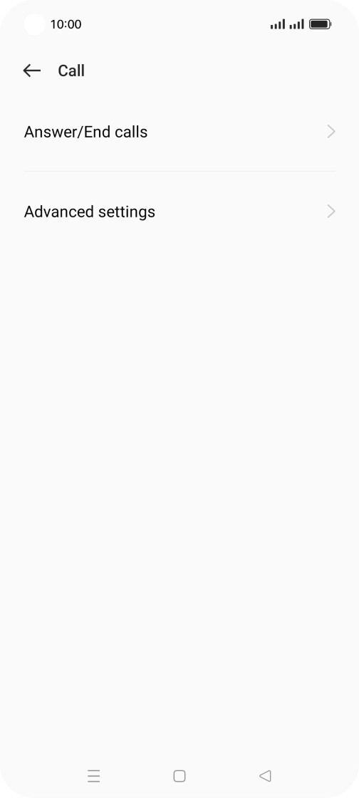 Press Advanced settings.