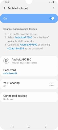 Press the Home key to return to the home screen.