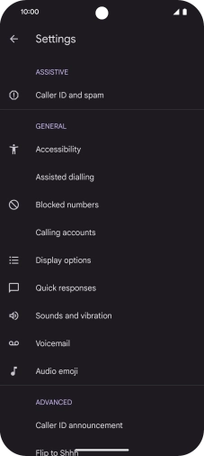Press Calling accounts.