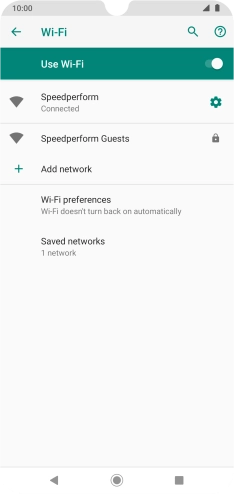 Press the Home key to return to the home screen.