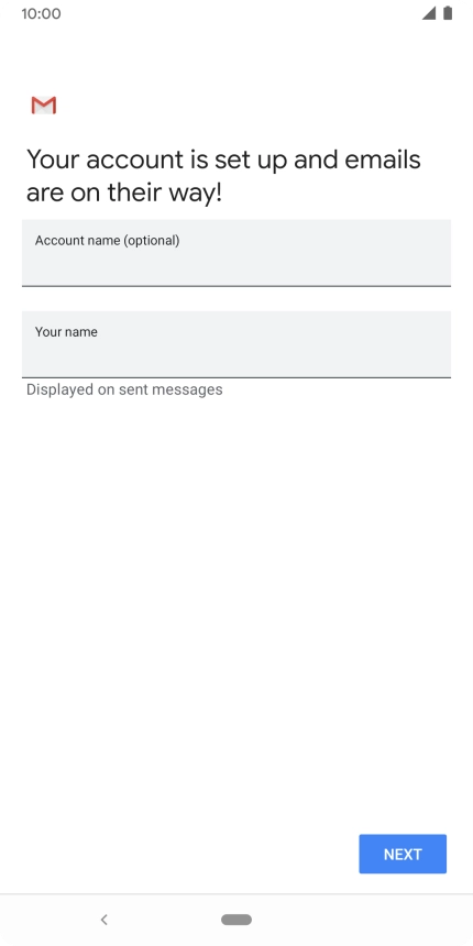 Press the field below 