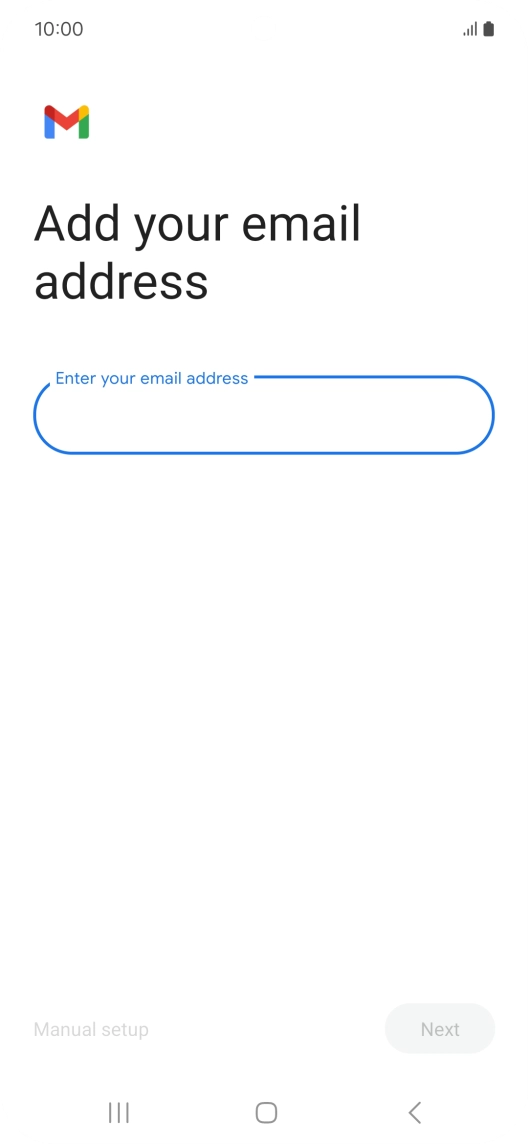 Press the field below 