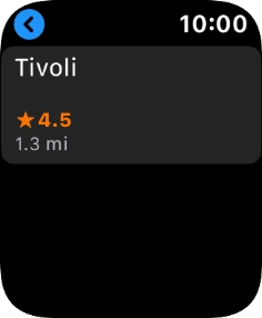 Press the required destination.