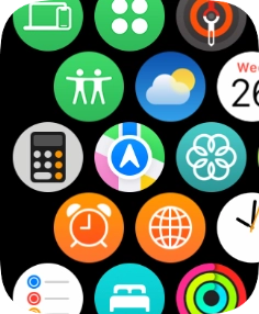 Press the Maps icon.