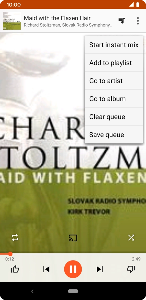 Press Add to playlist.