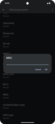 Key in 33 and press OK.
