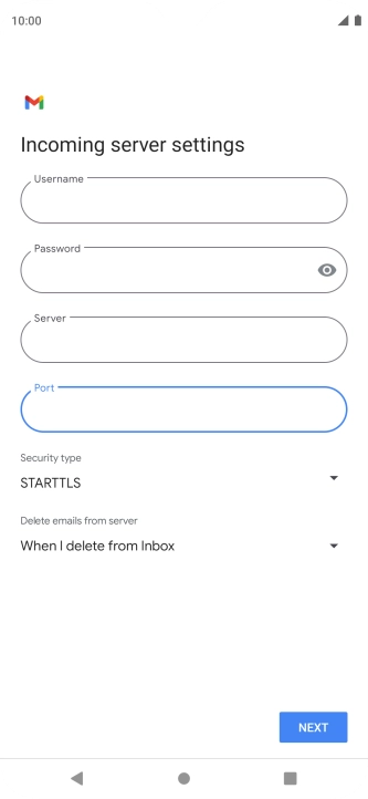 Press the drop down list below 
