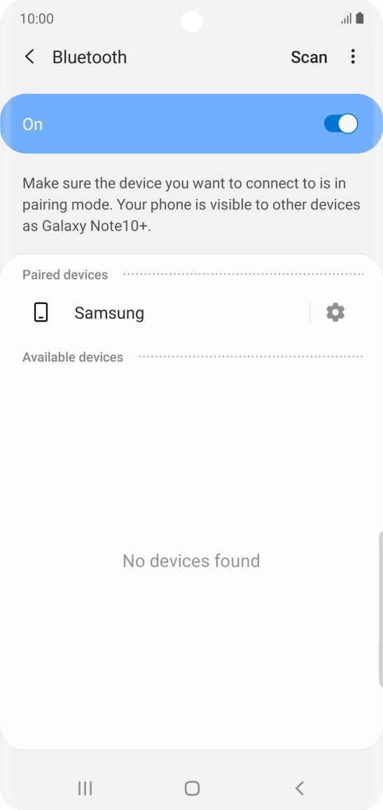 Press the Home key to return to the home screen.