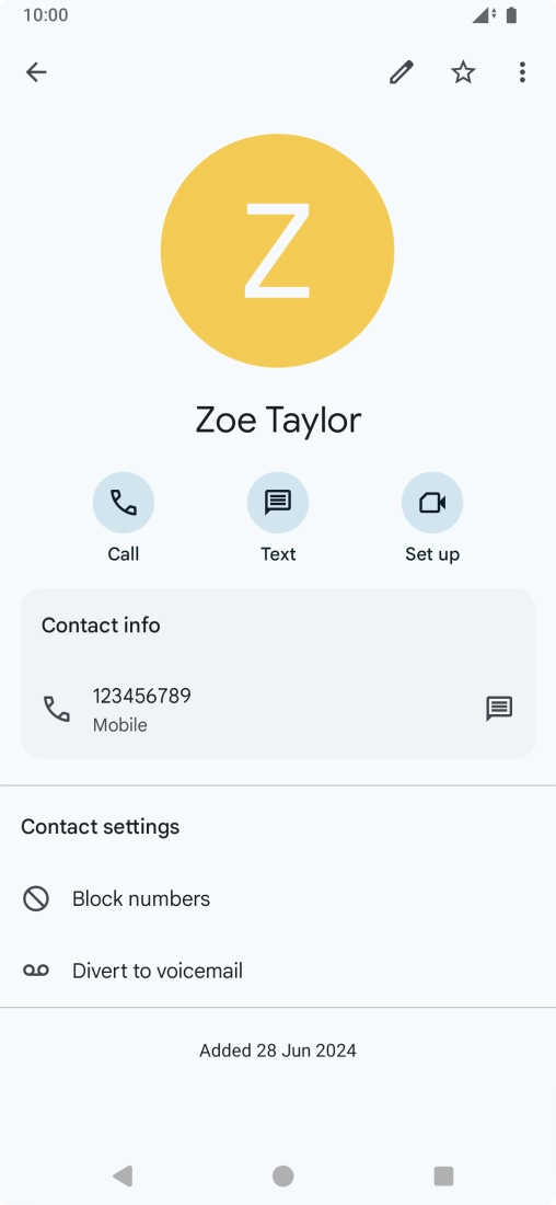 Press the Home key to return to the home screen.