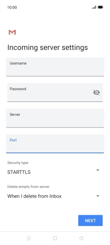 Press the drop down list below 