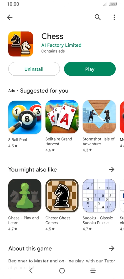 Press the Home key to return to the home screen.
