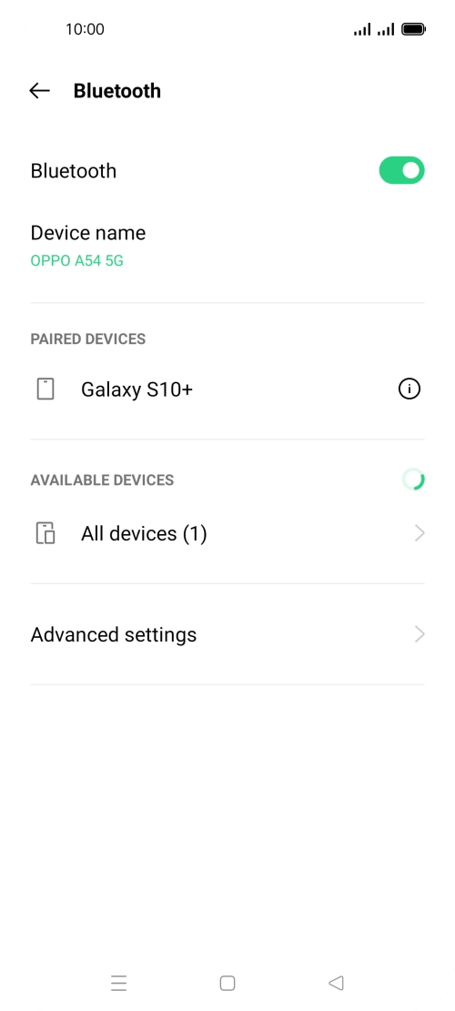 Press the Home key to return to the home screen.