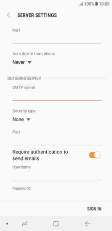Press the drop down list below 