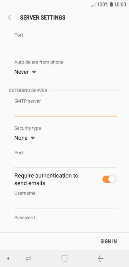 Press the drop down list below 