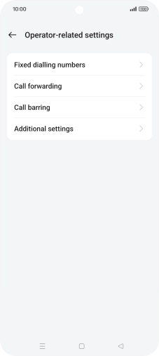 Press Fixed dialling numbers.