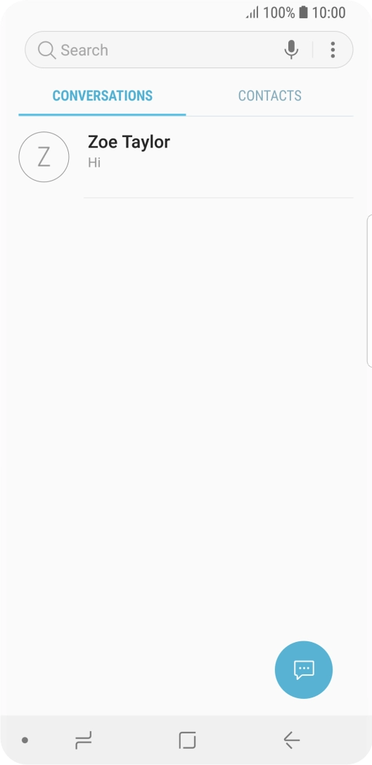 Press the new message icon.