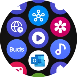 Press the music player icon.