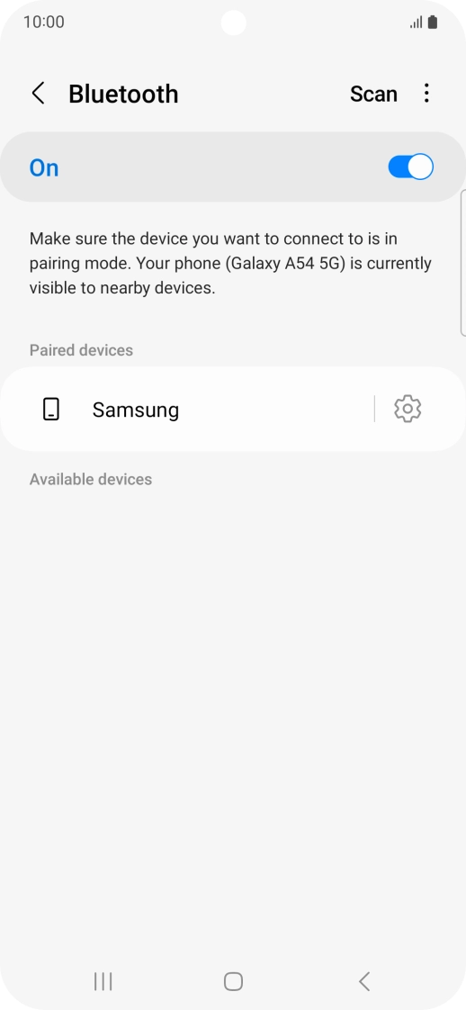 Press the Home key to return to the home screen.