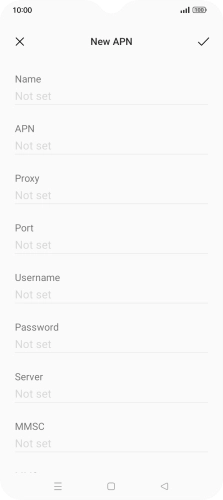 Press the field below 
