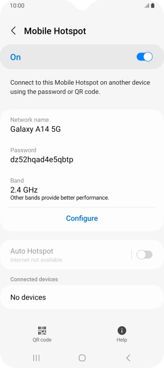 Press the Home key to return to the home screen.