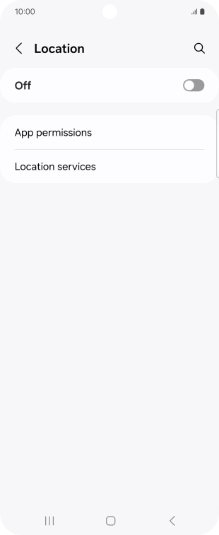 Press the indicator to turn the function on or off.
