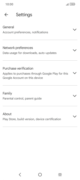 Press Network preferences.