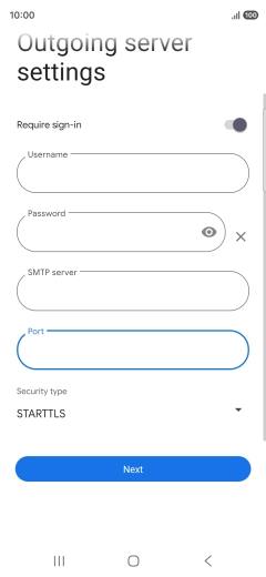Press the drop down list below 