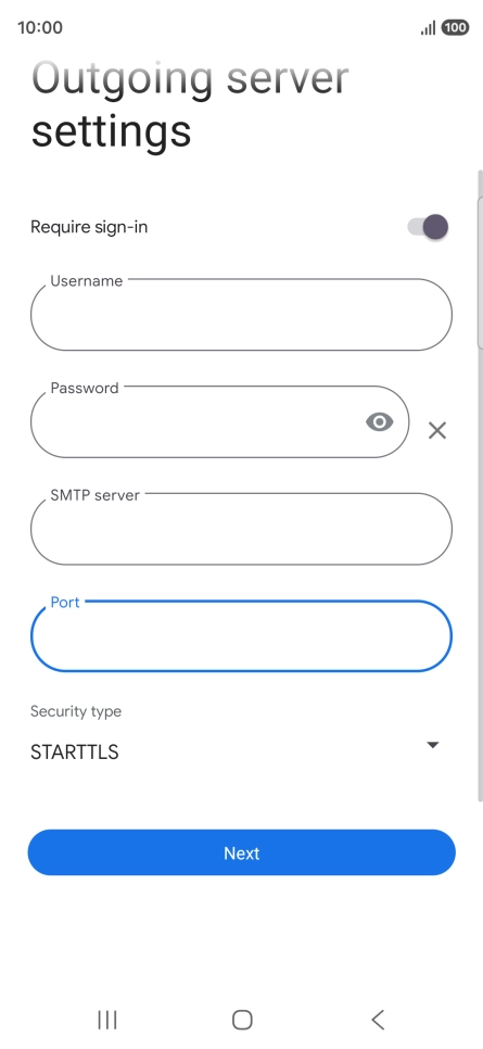 Press the drop down list below 