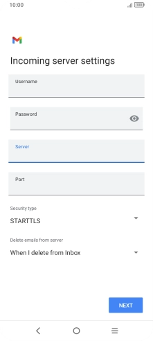 Press the field below 