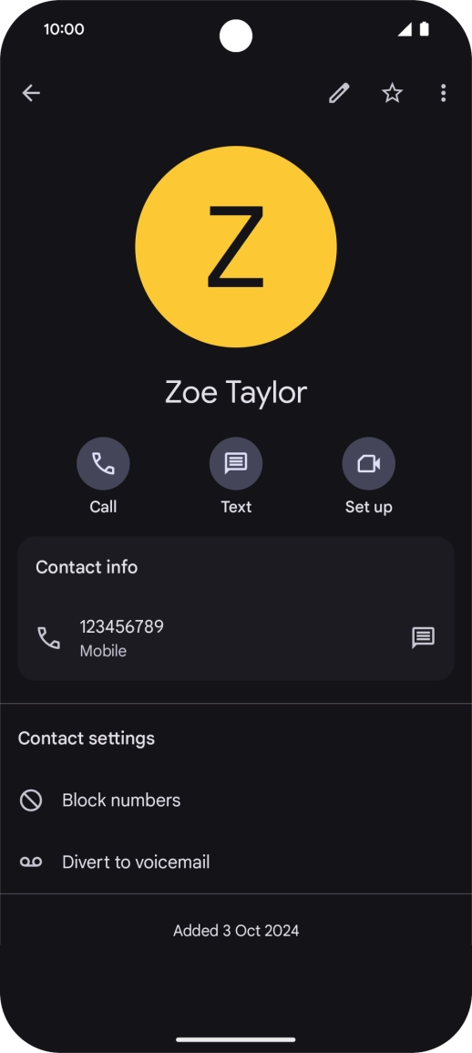 Slide your finger upwards starting from the bottom of the screen to return to the home screen.