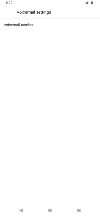 Press Voicemail number.