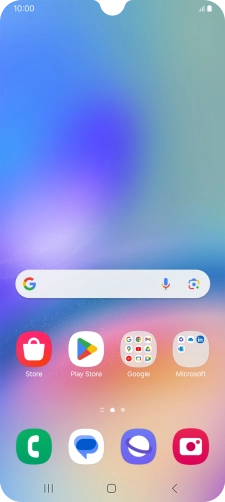 Slide two fingers downwards starting from the top of the screen.