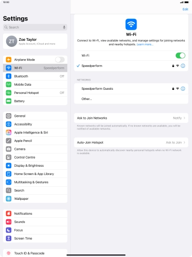 Slide your finger upwards starting from the bottom of the screen to return to the home screen.