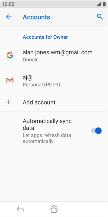 Press the Home key to return to the home screen.