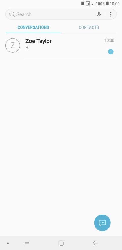 Press the new message icon.