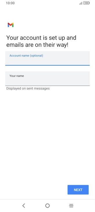 Press the field below 