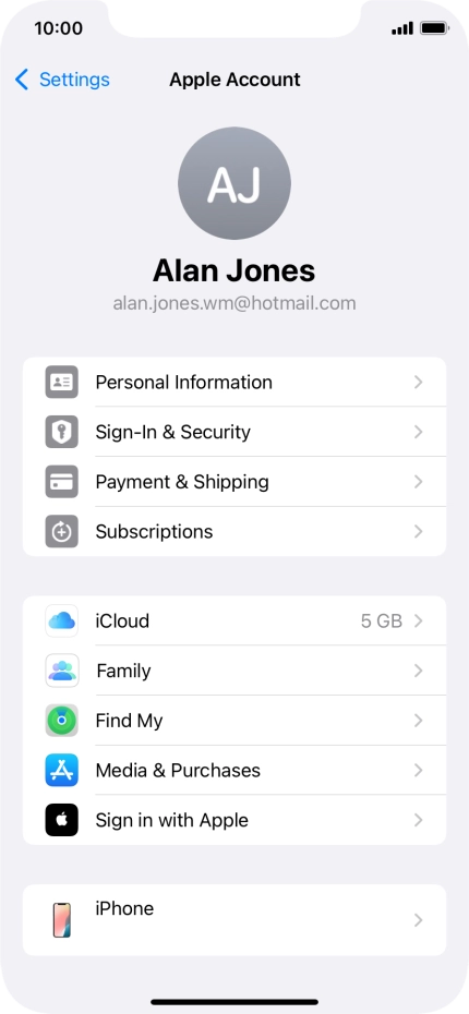 Slide your finger upwards starting from the bottom of the screen to return to the home screen.