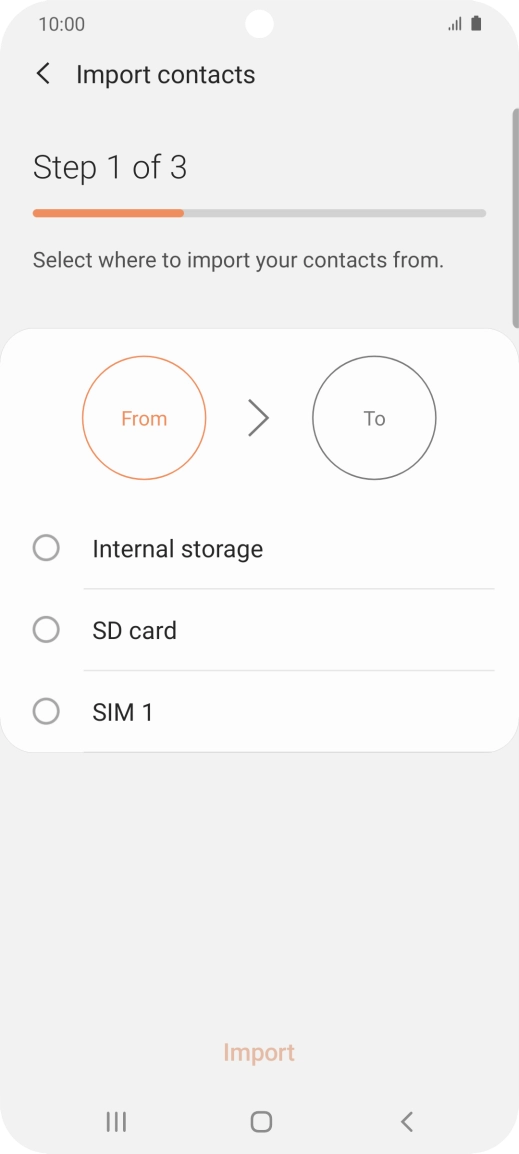 Press the name of the SIM.