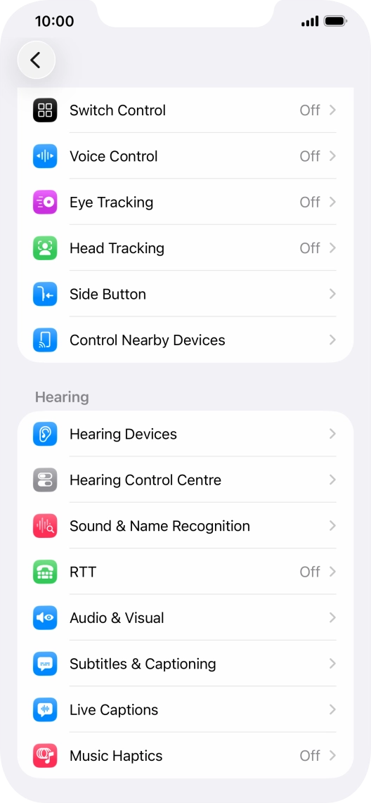 Press the required category below 