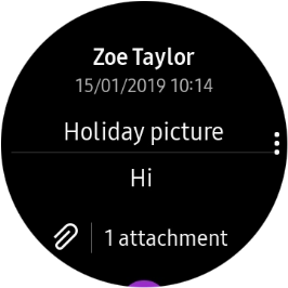 Press the menu icon.