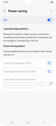 Press the Home key to return to the home screen.