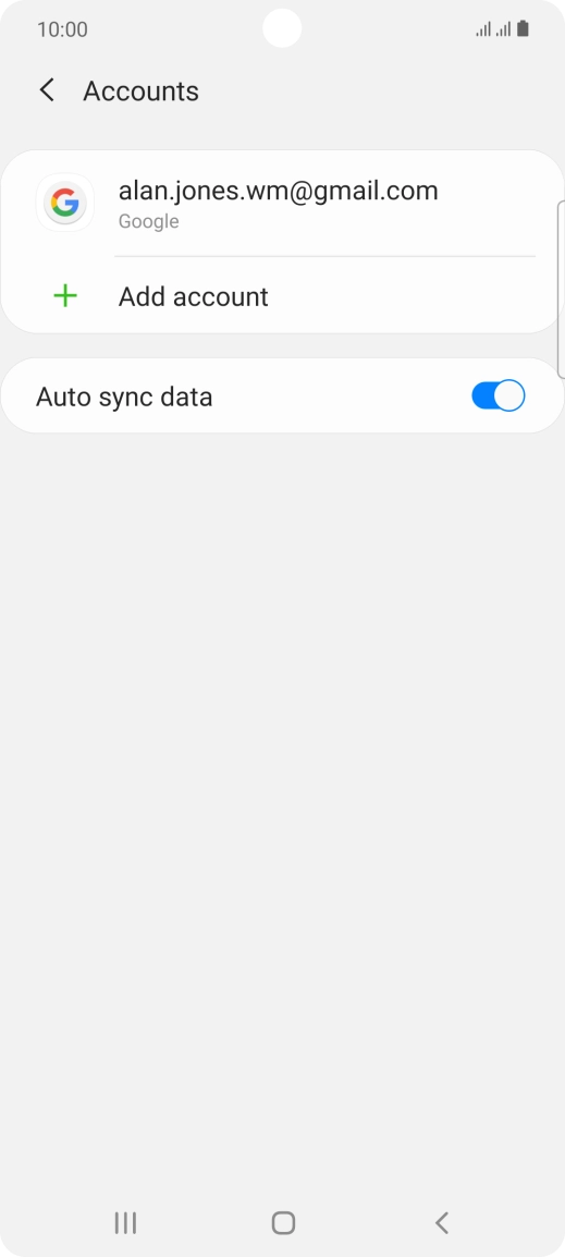 Press the Home key to return to the home screen.
